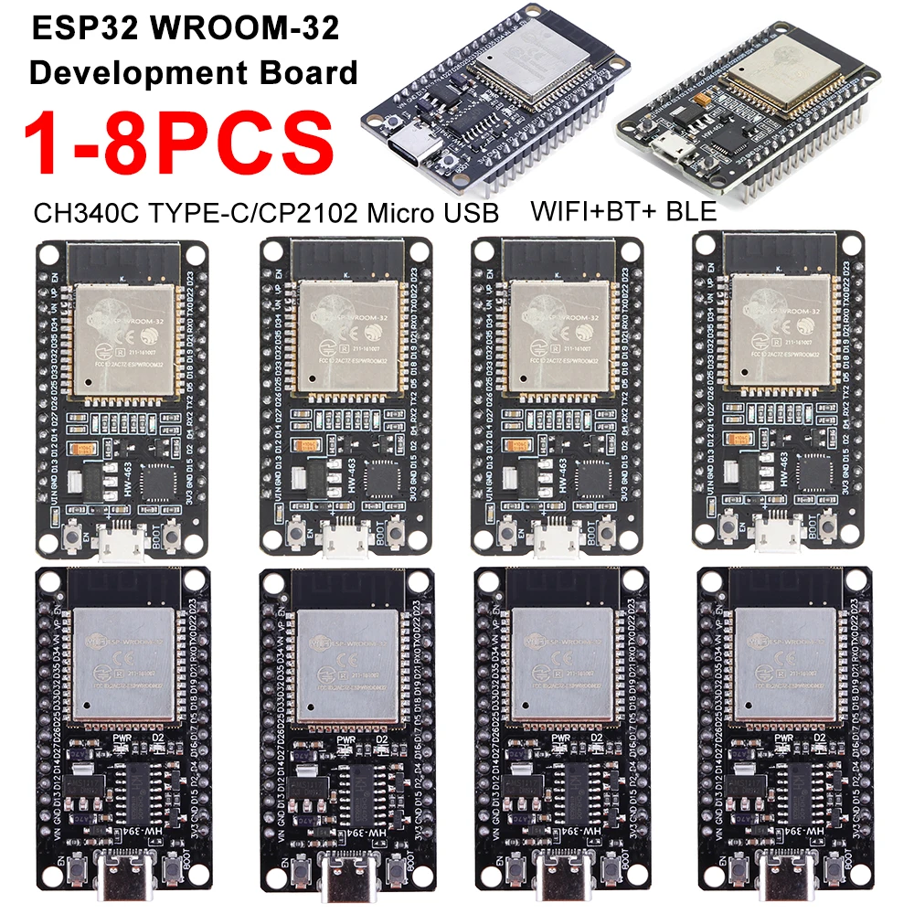 1-8 шт., детская плата с WiFi, Bluetooth, USB TYPE C