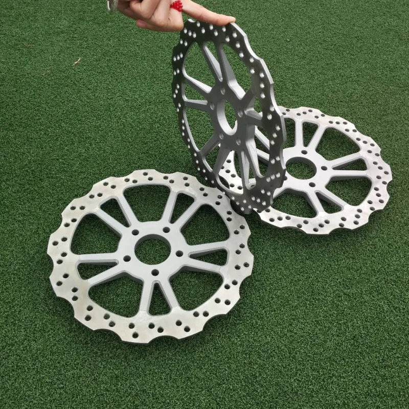 STLF مخصصة قطع غيار الدراجات النارية دراجة نارية تعديل أجزاء CNC القرص مكبح قرصي قرص فرامل أمامي #2