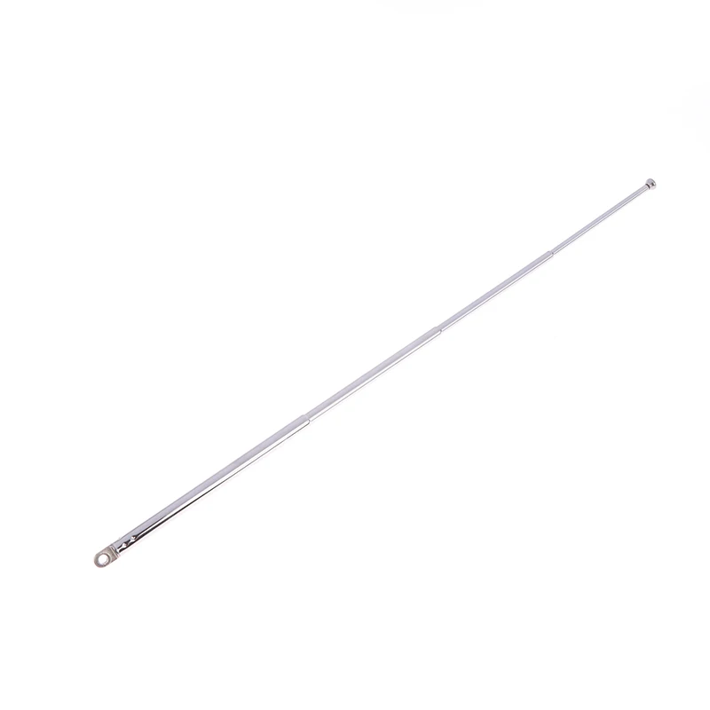 1pc TV Radio DAB AM FM Universal Folding Length 89MM And Unfold 295MM New 5273-5 Section Replacement Telescopic Aerial Antenna