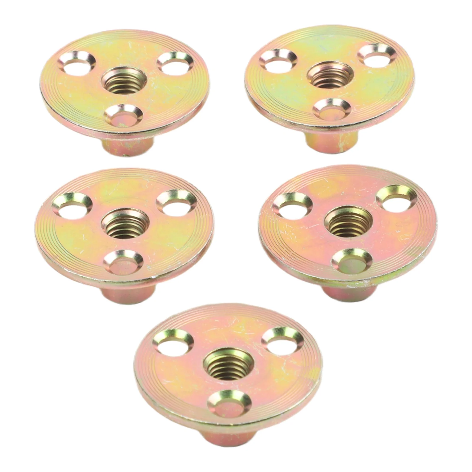 

Secure Installation Nut Nut Furniture Connector M8 T-nut Easy Installation Round Base Plate Galvanized Coating