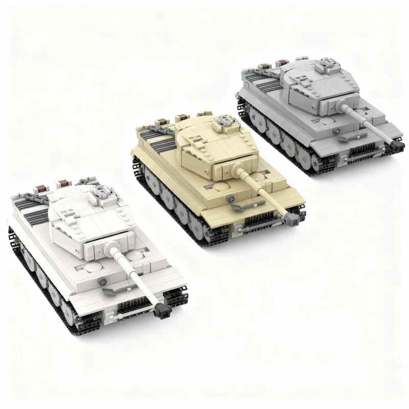 

816pcs MOC Tiger 1 System Model Building Blocks Construction Toy Christmas Gifts DIY Creative Idea Education Assemble Birthday