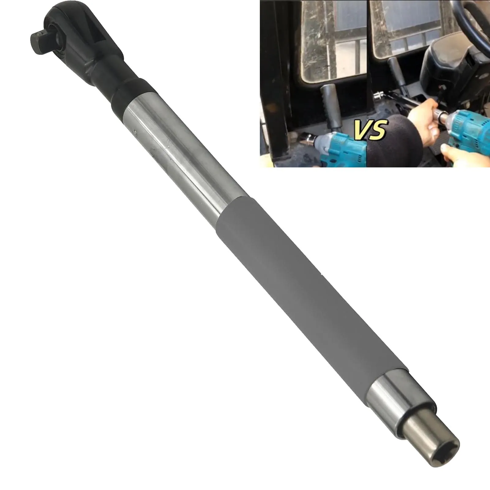 Offset Extension Wrench Set Electric Drill Spanner Forward Reverse Easy To Operate 4 Socket Adapters for Automotive Repair