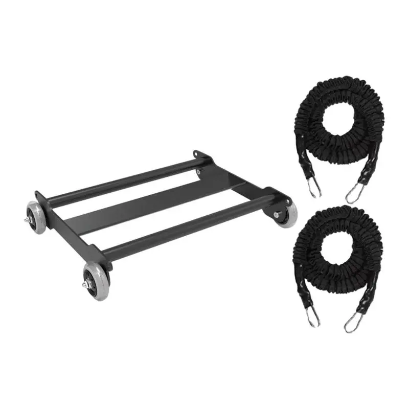 Glute Ham Glider Multifunctionele Carbon Steel Workout Ab Glider Hip Bridges - afbeelding 2