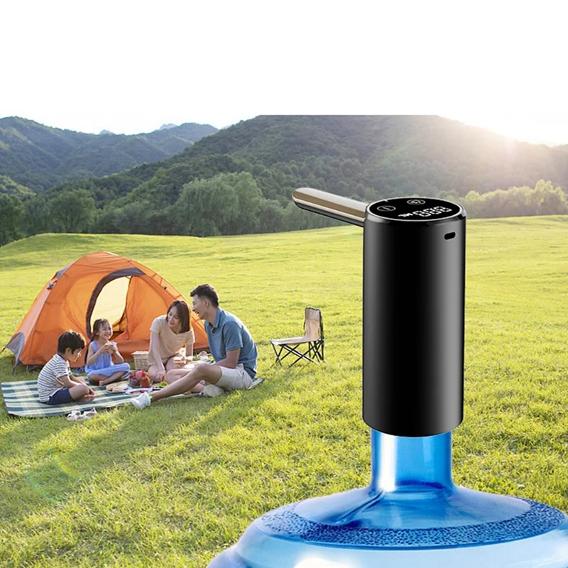 ปั๊มน้ำถังหน้าจอสัมผัส, เครื่องจ่ายน้ำอัตโนมัติ, ปั๊มน้ำไฟฟ้าพับได้, เต้าเสียบน้ำเชิงปริมาณ, สีขาว