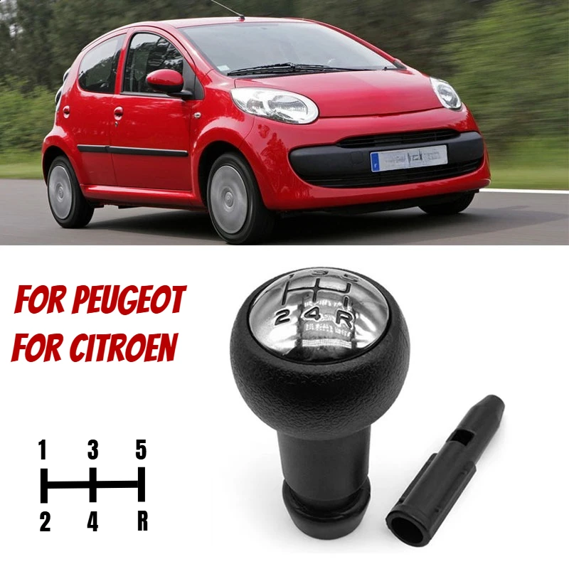 

Gear Shift Knob for Peugeot 106 107 205 206 207 306 307 308 309 405 406 407 508 605 607 for Citroen C1 C3 C4 Lever Change Knob