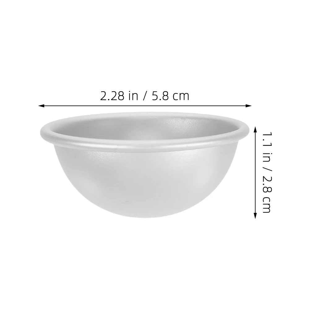 8 قطعة كعكة عموم قبة الألومنيوم نصف الكرة قالب غير لاصق الخبز أداة ل Mochi بودنغ Diy بها بنفسك كرات الملح الصابون شبه المجال قالب المطبخ