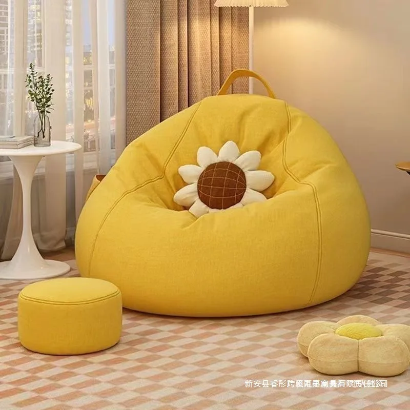 كسول أريكة بنمط حقيبة الفول الأرائك العظم المنزل عنبر الإنترنت المشاهير الكذب كيس فول غرفة نوم كرسي كرسي لغرفة النوم