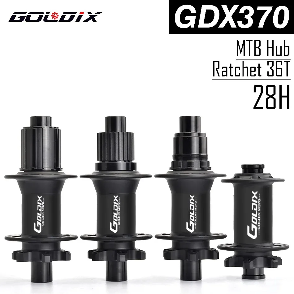 

GOLDIX M370 Ступица MTB, 28 отверстий, 6 болтов, дисковый тормоз, J-образные спицы, герметичный подшипник, 36 т, трещотка, тип ступицы HG/XD/MS, стандарт/BOOST