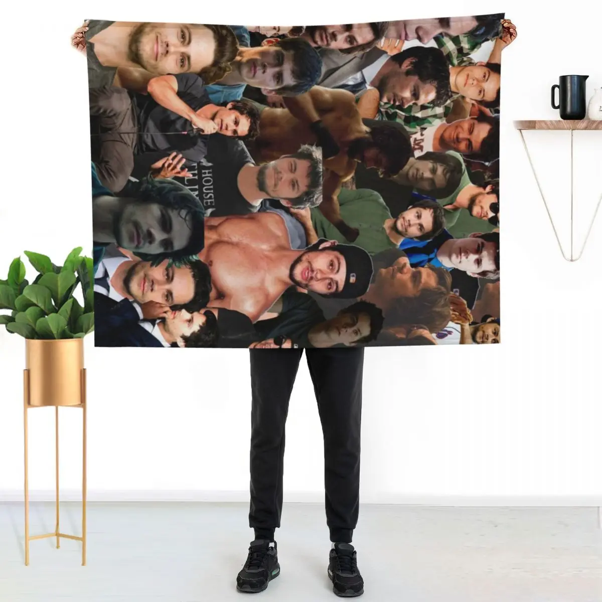 

Dylan O’Brien Photo Collage Throw Blanket Soft Bedroom Blanket for Night Sleeping