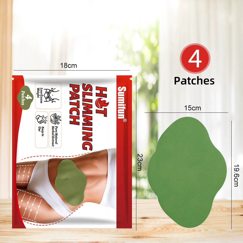 4/12/20Pcs Slimming Patch Fat Burning Lose Weight Remove Cellulite Body Detox Leg Belly Waist Beauty Health Care Medical Plaster