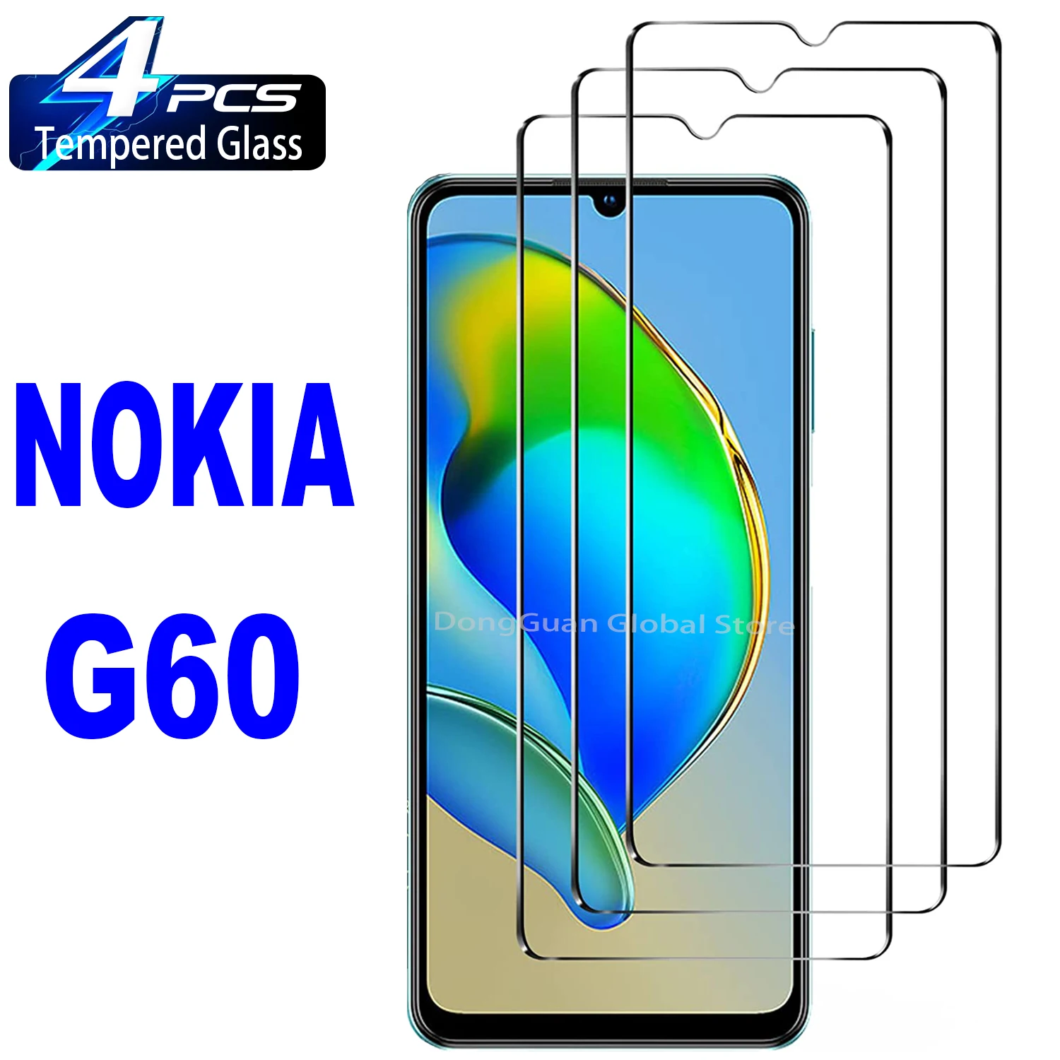 

2/4Pcs Tempered Glass For Nokia G60 Screen Protector Glass Film