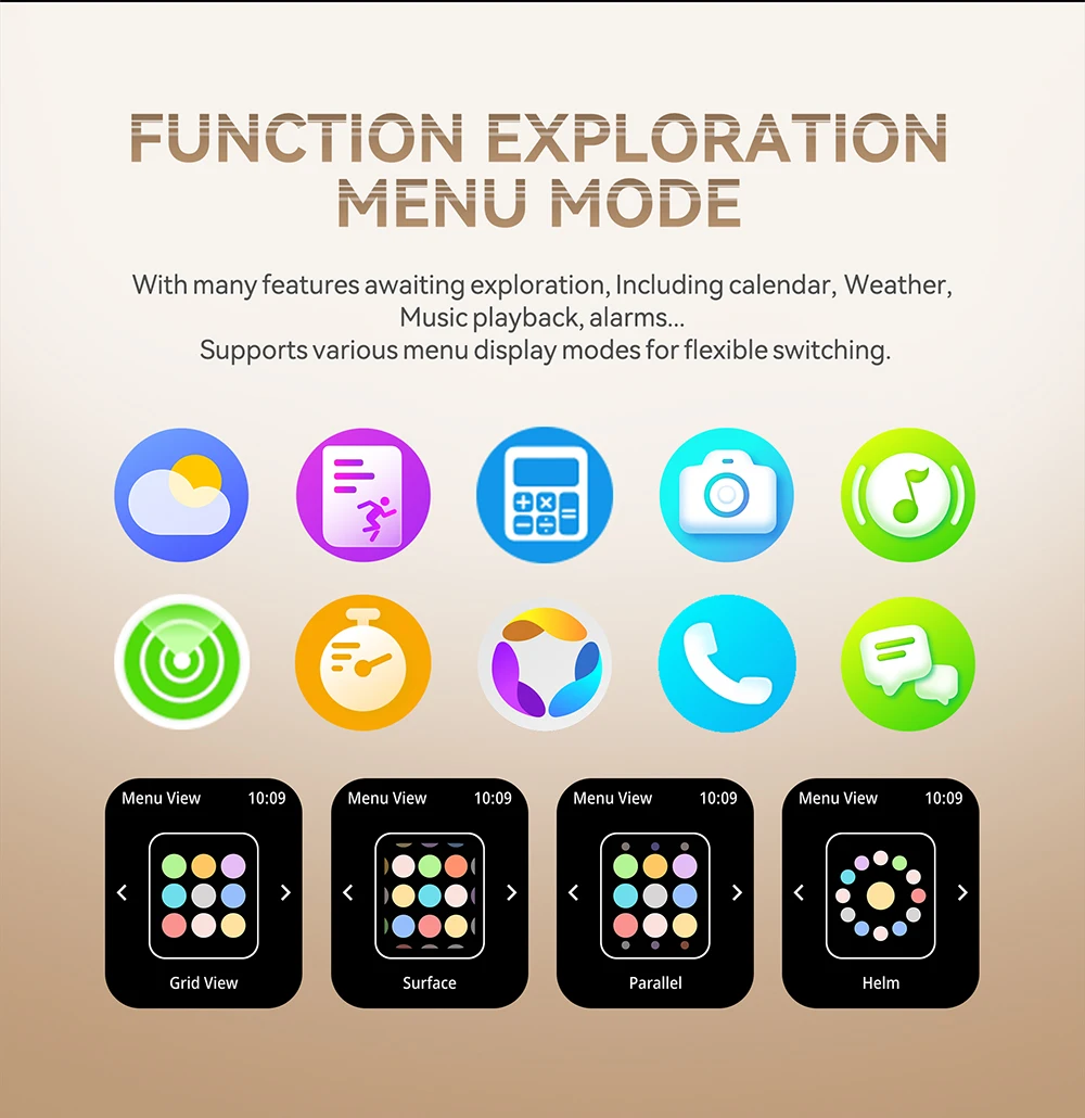 CUBOT C28 Wasserdichte Intelligente Uhr Männer 2,02 Zoll Fitness Tracker Sport Handgelenk Smartwatch Für Android IOS Bluetooth Anruf – Detail 15