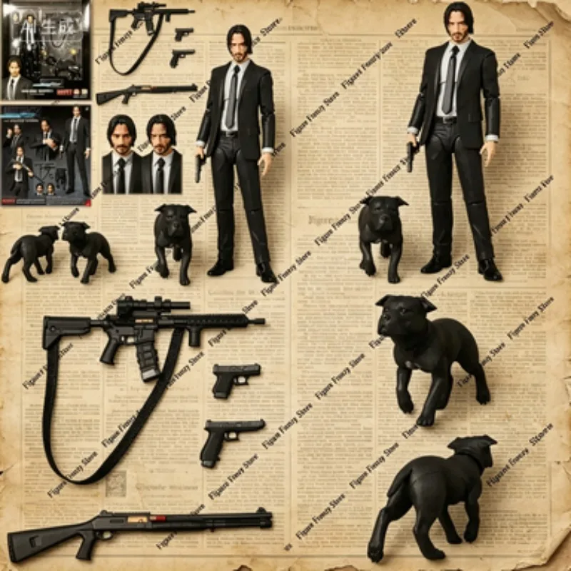 

Special Offer Mafex 085 John Wick Action Figure Chapter 2 Mol Toys Collectible Doll for Adult Fans In Stock