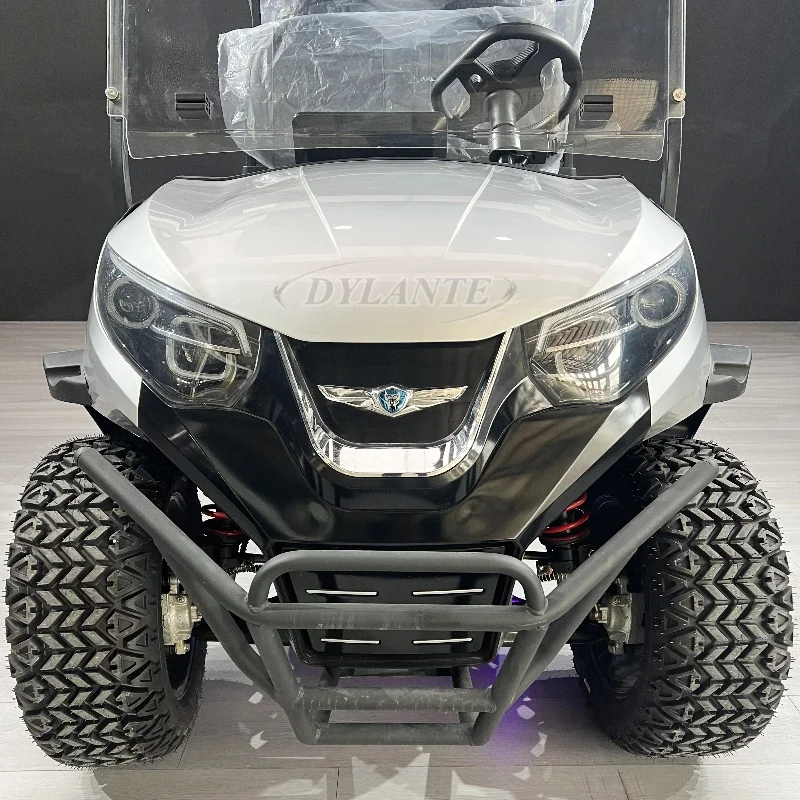 أفضل بيع لوحة طاقة شمسية 48/60/72 فولت عربة جولف للطرق الوعرة مع الزجاج الأمامي القابل للطي 4 مقاعد عربة جولف سيارة كهربائية للبيع #6