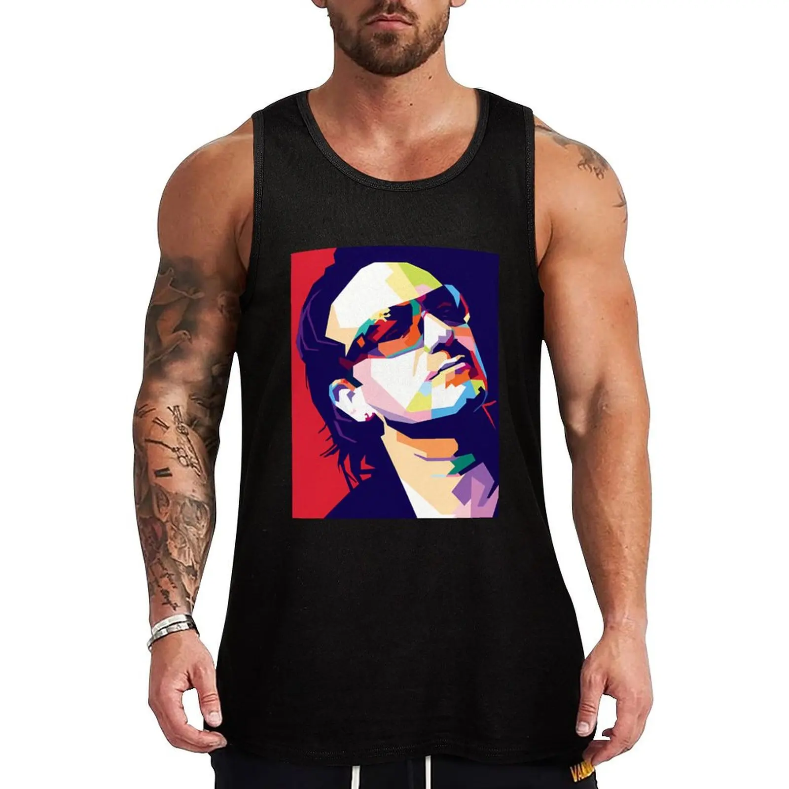Bono U2 Tank Top Gy… - image