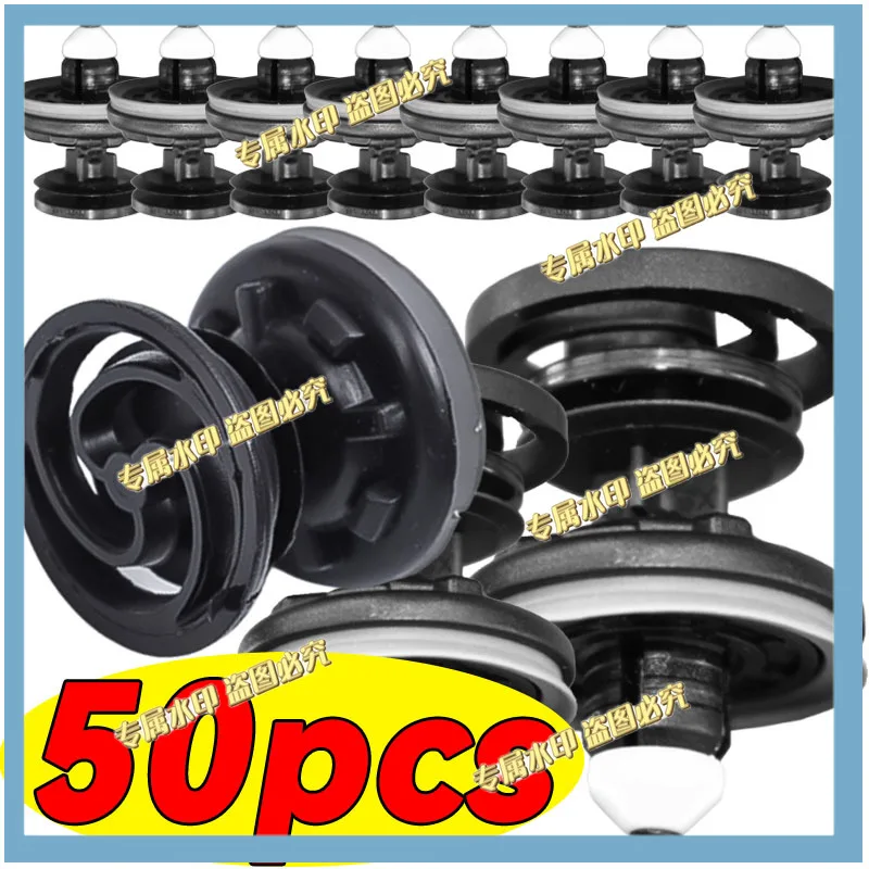 Car Door Panel Clip Replacement for Audi Jetta Car Interior Decoration Accessories 10-50Pcs Rivet Fastener Fixed Door Black Clip