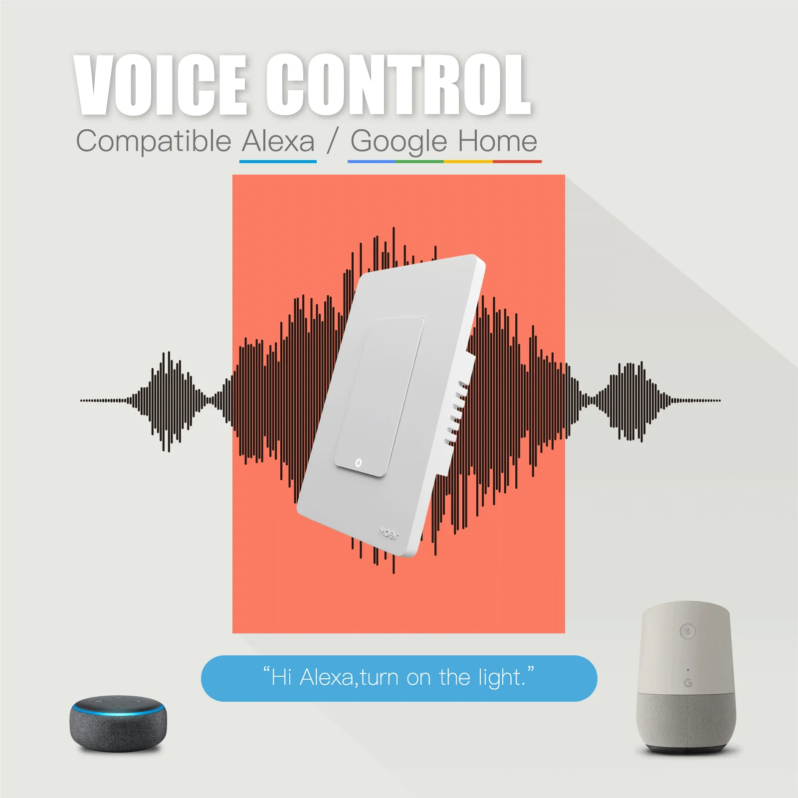 MOES US Standard Zigbee Smart Light Switch 1‑4 Gang No Neutral Wire Tuya App Timer Control Work with Alexa Google Home view 5