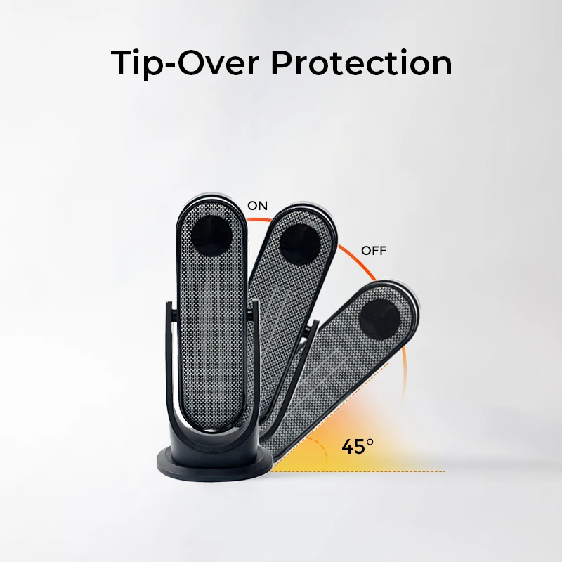 Winter household tipping protection indoor electric space heater