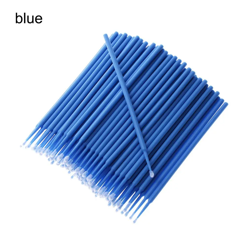100pcs Portable  Auto Cleaning Automobile Washer Paint Brushes Car Applicator Stick Paint Touch-up Disposable Dentistry Pen