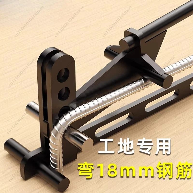 Vertical Manual Rebar Bender, Small Steel Bar Stirrup Bending Tool for Construction Site Use