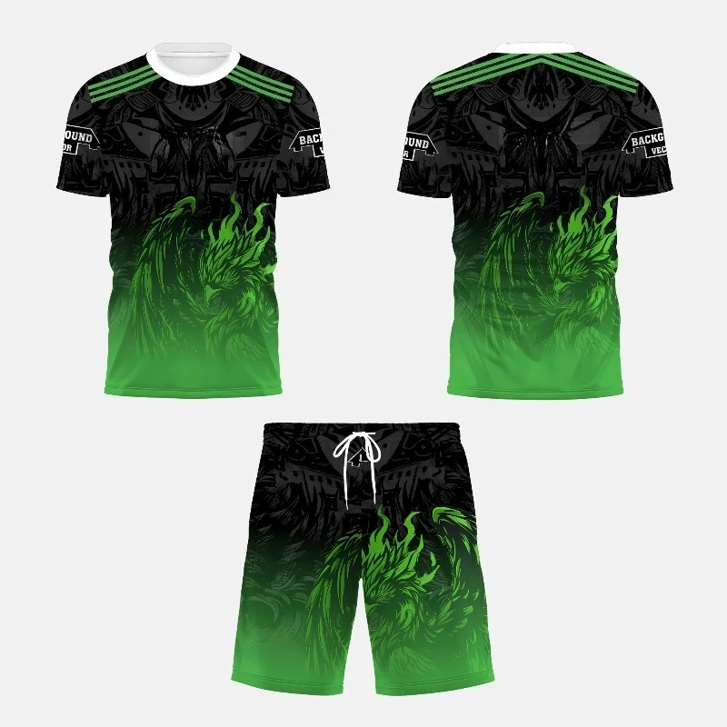 2025 Summer New Men's 3D Printed Casual Fashion Outdoor Street Wear Trendy Daily Sportswear