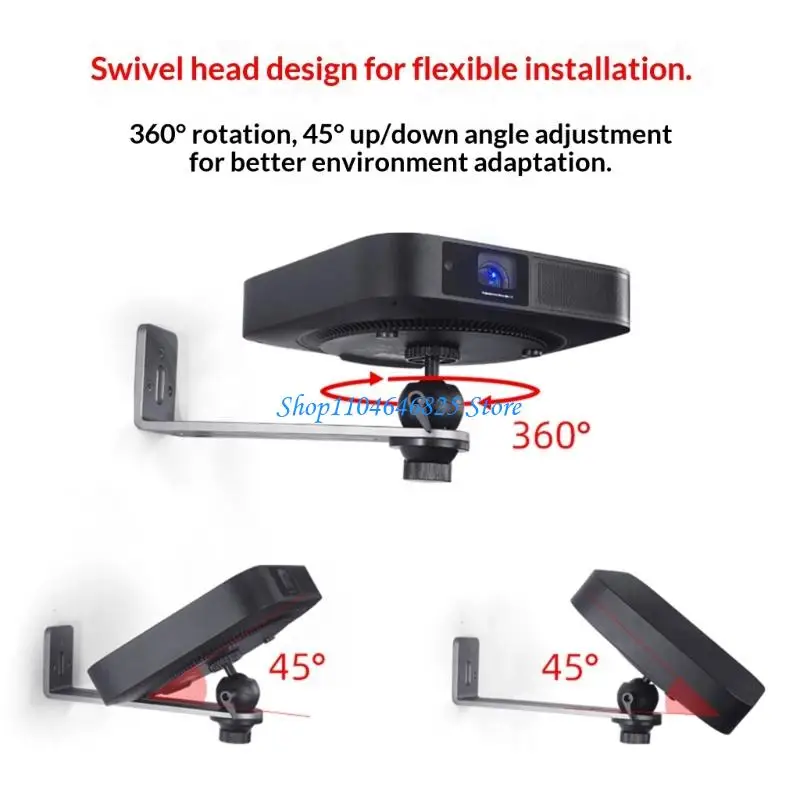 Supports pour projecteurs à haute capacité 1/4 pouces pour support solide sécurisé