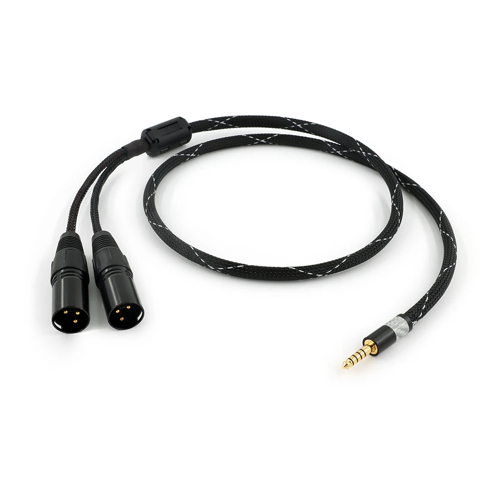 Canare L-4E6S Star Quad High-End HIFI Balance 4.4mm To 2 XLR Audio Cable JAPAN Canare Audio cable / 0.5m 1m 1.5m 2m 3m 5m