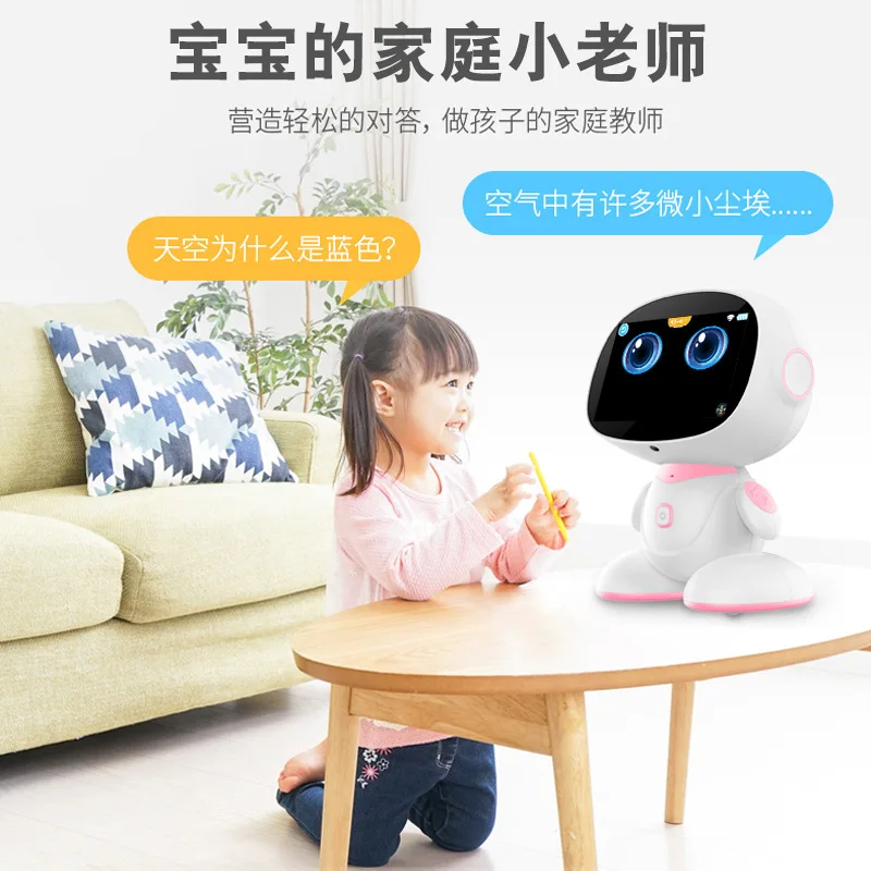 Puzzle intelligent learning robot multifunctional high-tech AI dialogue early education machine manufacturer direct sales of chi