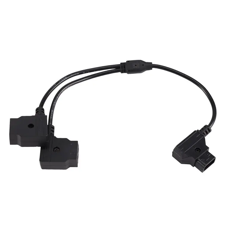 ABJF-D-Tap Male To Two D-Tap Female Cable Cord Extension Power Cable For Camera V-Mount Battery