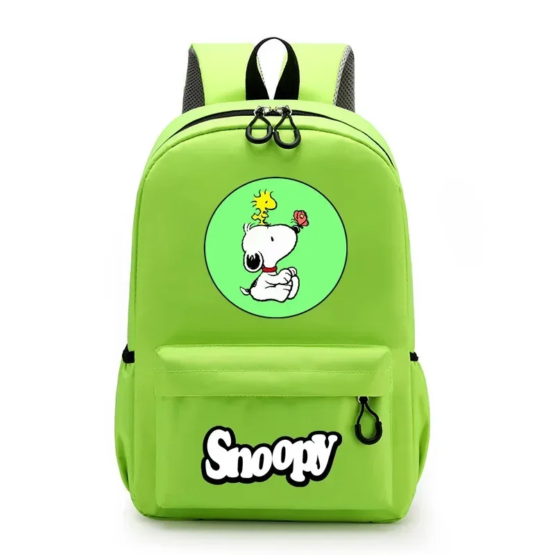 

Anime Snoopy 3D Printing Cartoon Primary and Secondary School Students Backpack Satchel Pen Bag Kids Learning Stationery Gifts