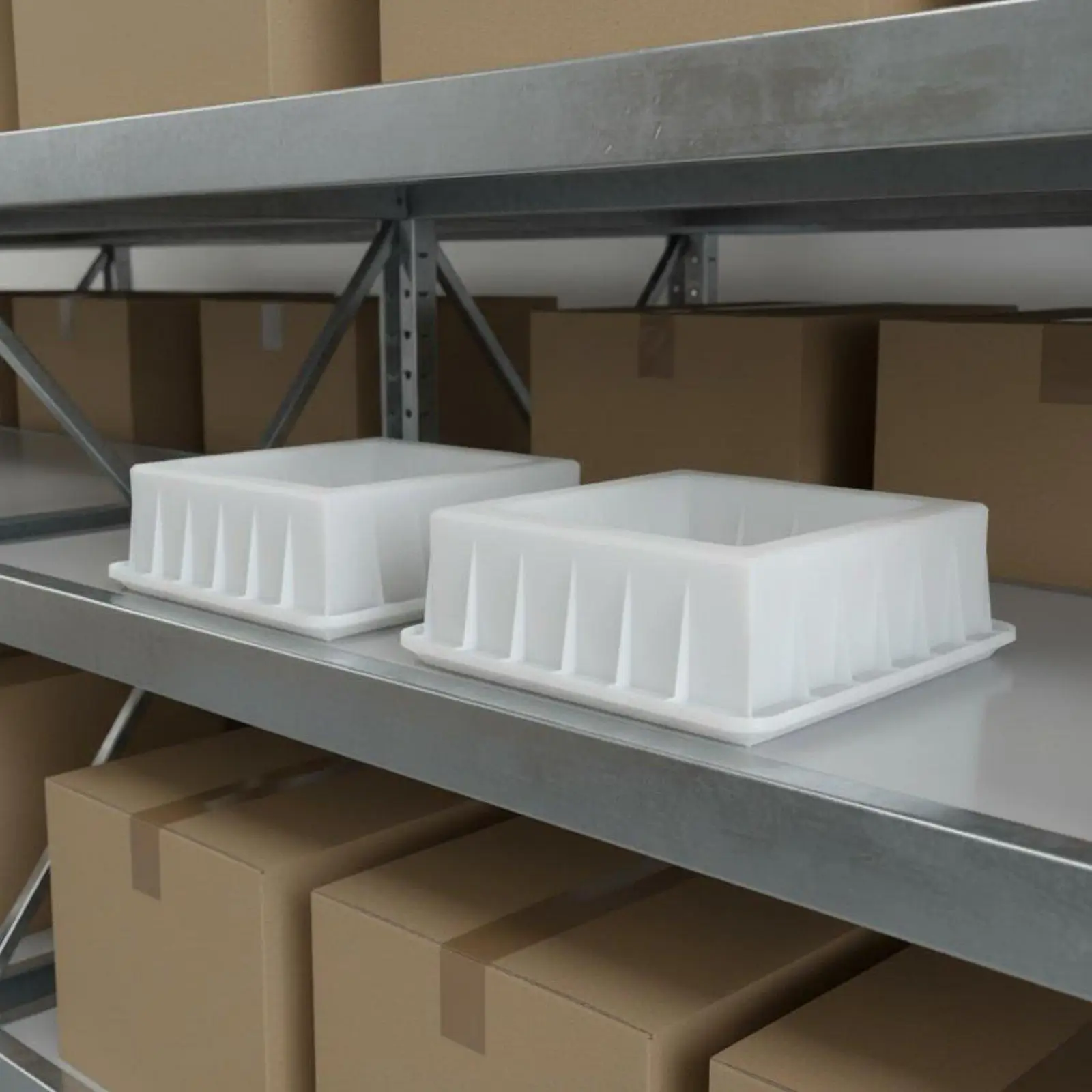 Hollow Concrete Brick Mold Reusable Polypropylene Form for Garden Wall Decorative Cement Block