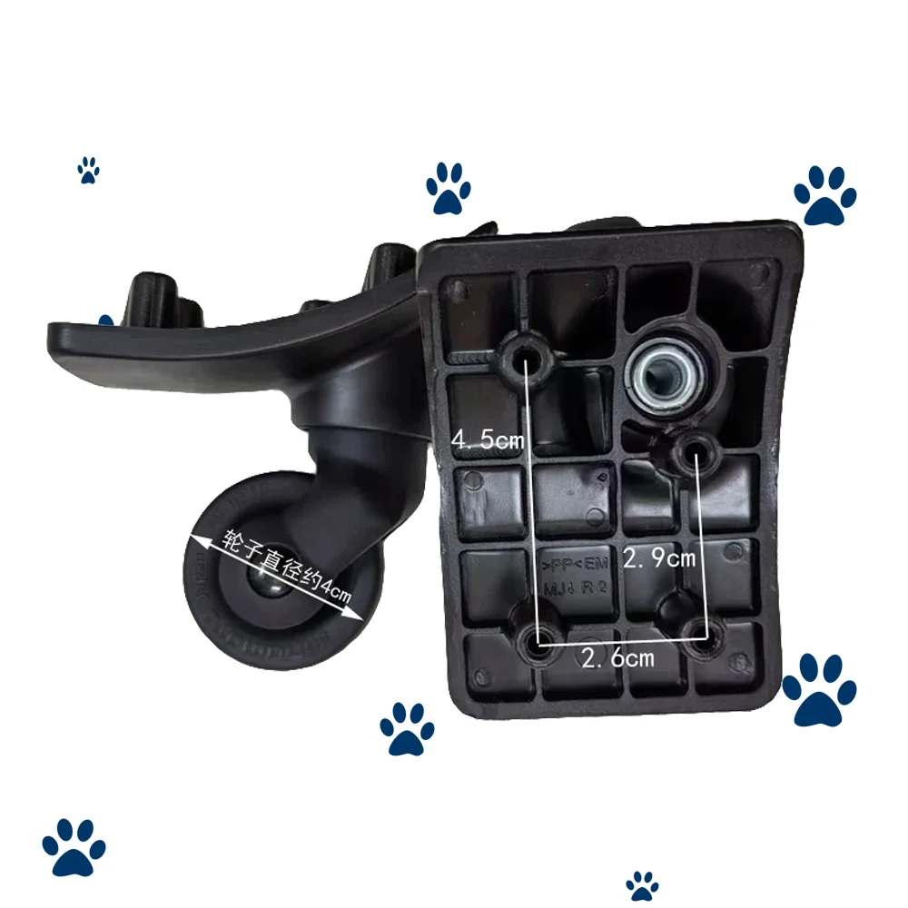 For HINOMOTO MJ4 Luggage Wheel Replacement Parts For Noise-Free 360° Rotating Wheels Heavy Duty Suitcase Repair