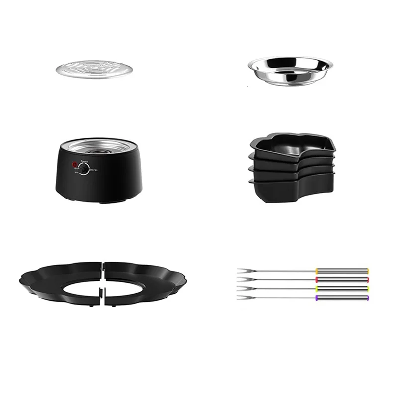 

A96I-Tabletop Electric Marshmallow Roaster Marshmallow Set No Flame Tabletop Marshmallow Roaster US Plug