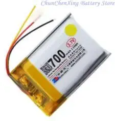 ALLCCX 3.7V 800mAh Battery 3 wires with connector,3.7V 700mAh Battery 3 wires without the connector,702535 Battery,702530 560mah