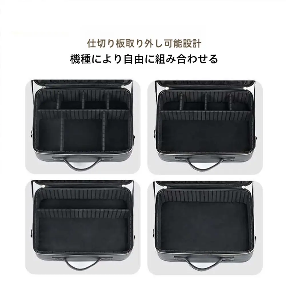 조명, 거울, LED 메이크업 가방, 배터리, 대용량 메이크업 가방, 수납함, 수납 가방, 다기능 메이크업 박스