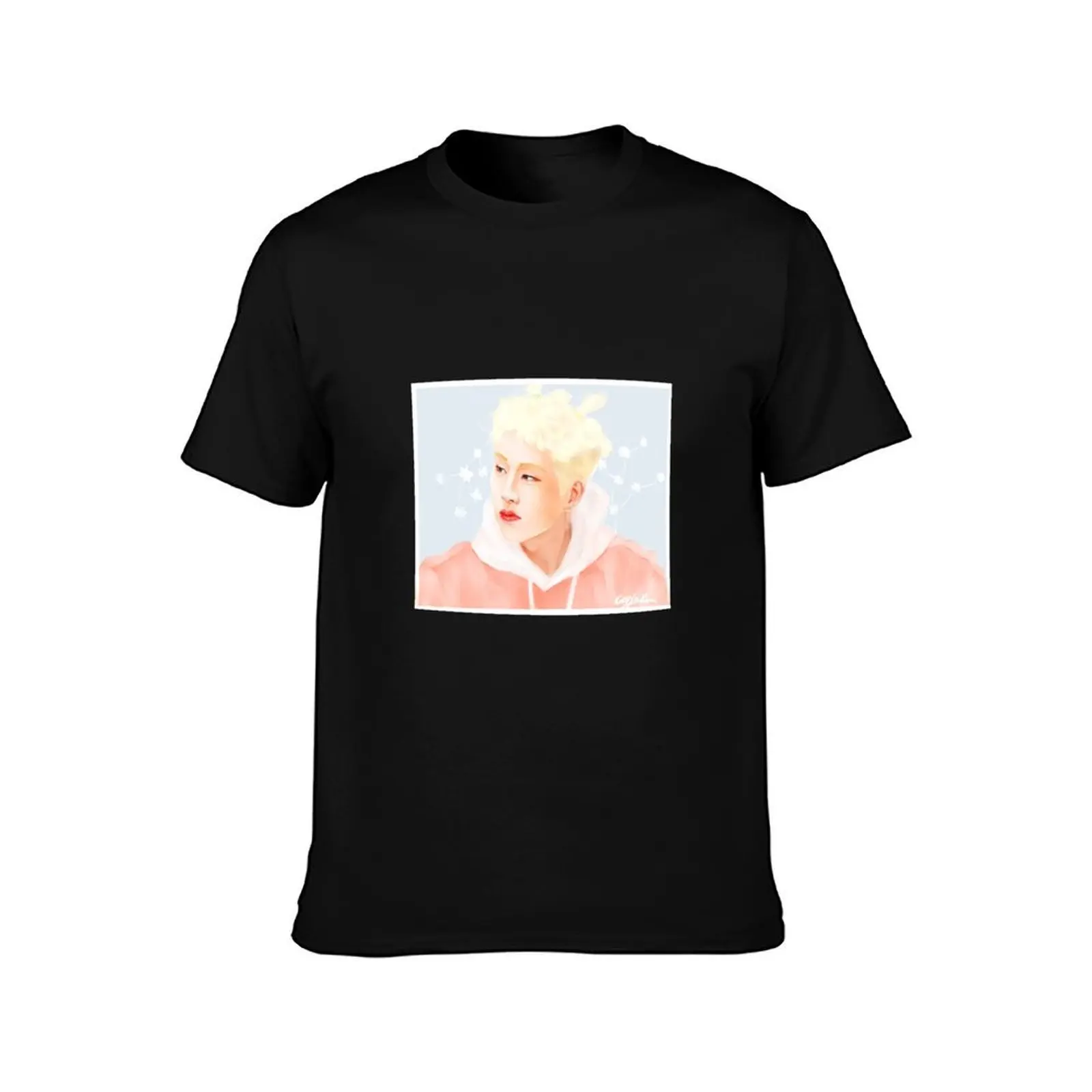 soft jooheon T-Shirt Summer Casual Cotton Tee Oversized Streetwear Tops Vintage Graphic Print Loose Fit Short Sleeve