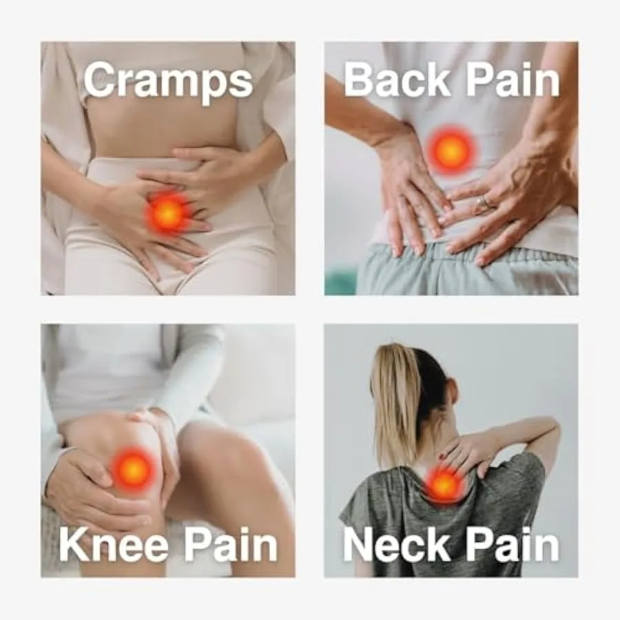 Glow Heating Pad with Flaxseed and Lavender for Hot and Cold Therapy Microwavable Heat Pad for Back Neck Shoulder Knee Leg and