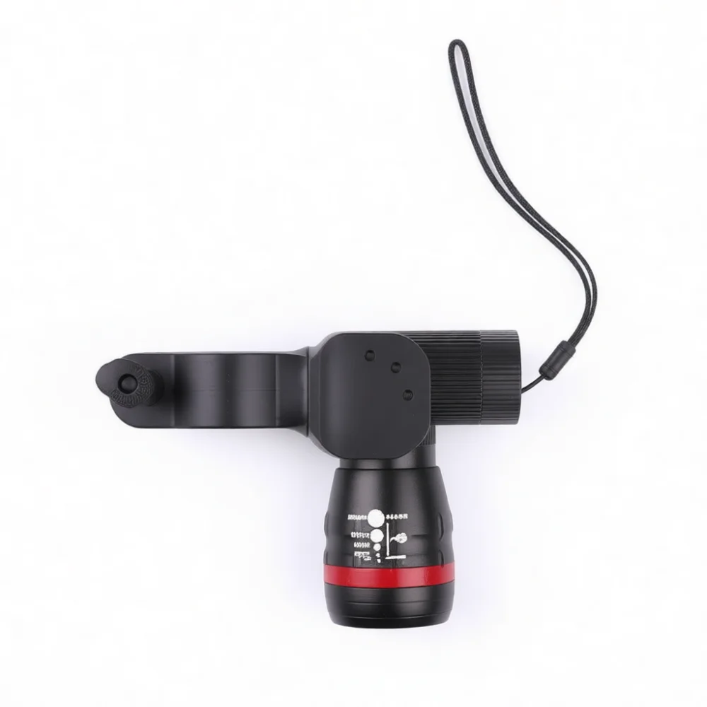 Portable Mini LED Flashlight Zoomable High Power Torch Waterproof Outdoor Camping Hiking Tactical Light Battery Operated
