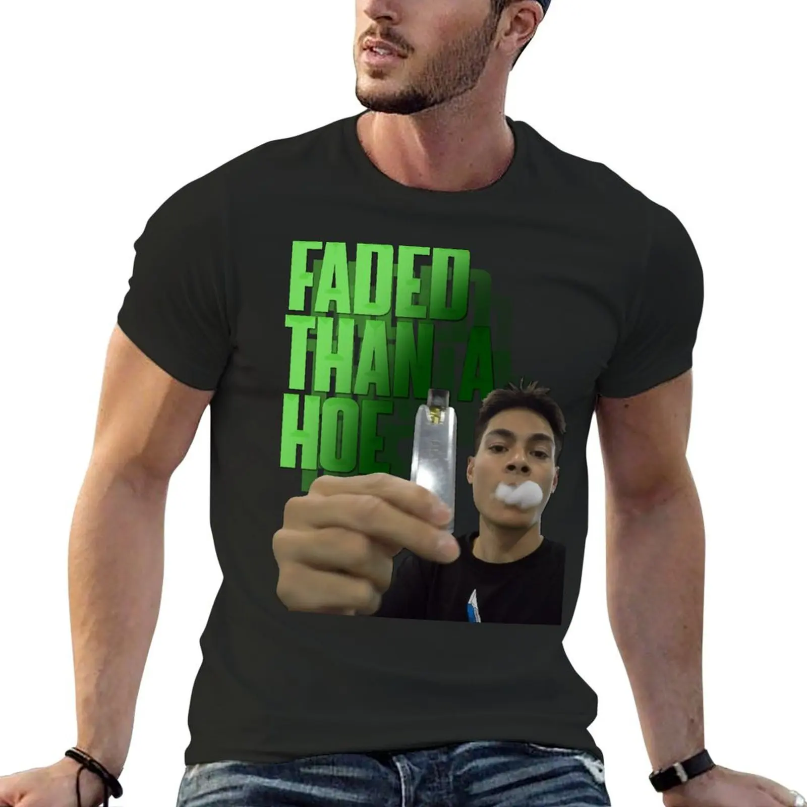 YODIE GANG FADED T-Shirt summer clothes funnys heavy weight t shirts for men