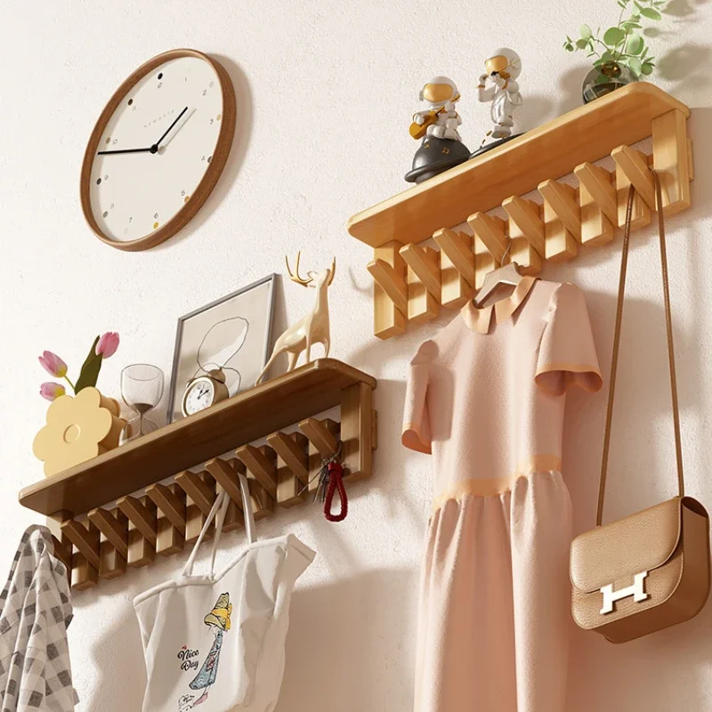 

Piano Keys Design Hanger Bedroom Hangers Shelving Entrance Solid Wood Coat Hat Storage Dressing Rooms Home Decor Accessories