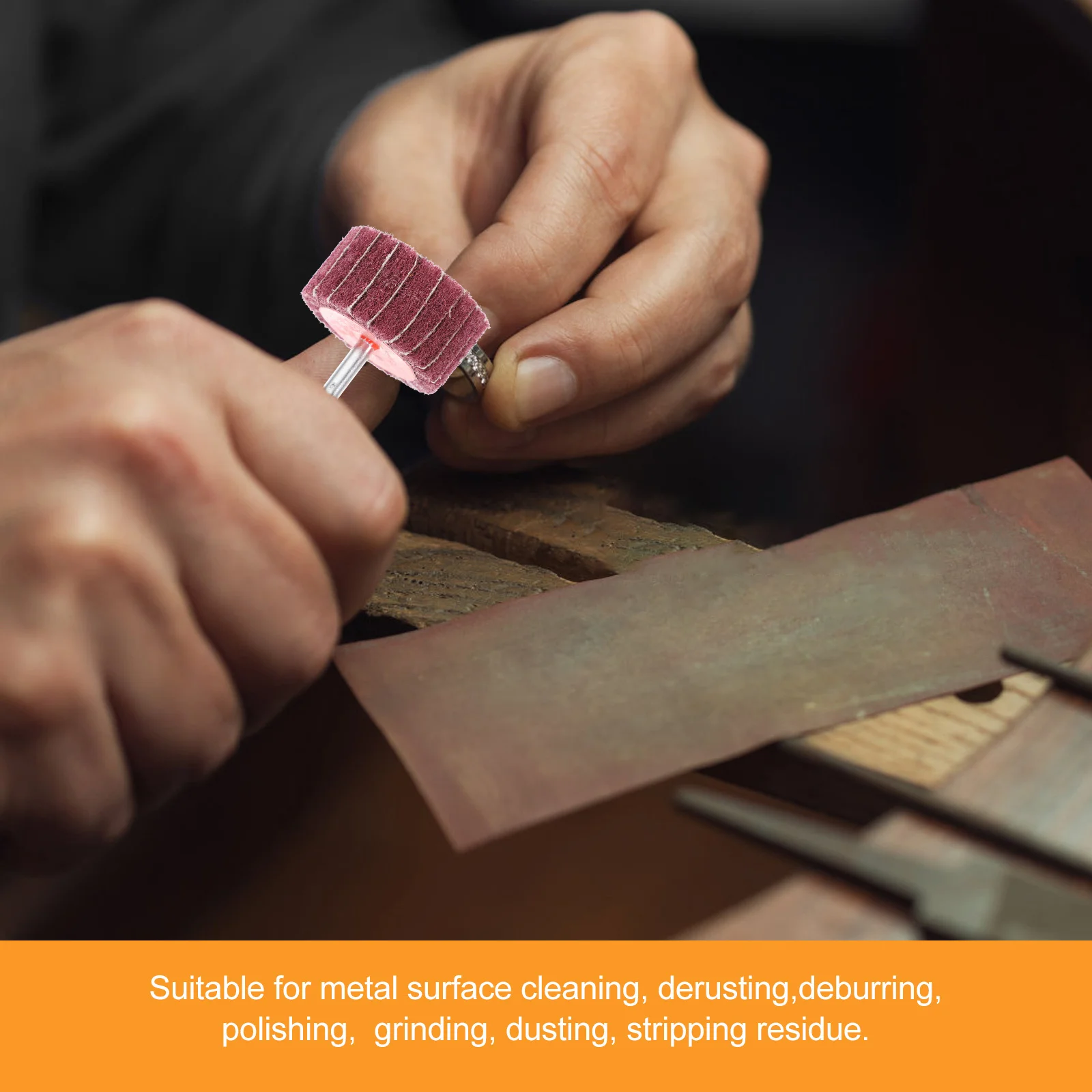 

10Pcs Rust Removal Buffing Wheels Electric Grinding Heads for DIY Polishing Metal Stone Rotary Tool Accessories