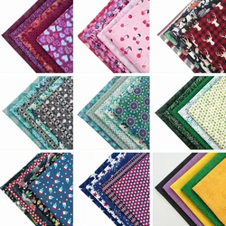 5 pezzi tessuto Patchwork panno di puro cotone cucito tessuto trapuntato materiale cucito tessuto Patchwork artigianale stampato floreale