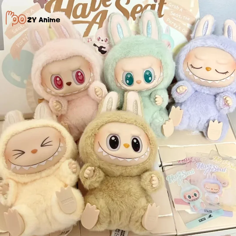 

New Genuine LABUBU Sit and Party Series Mysterious Blind Box Collection of Dolls Vinyl Plush Surprise Blind Box Holiday Gift