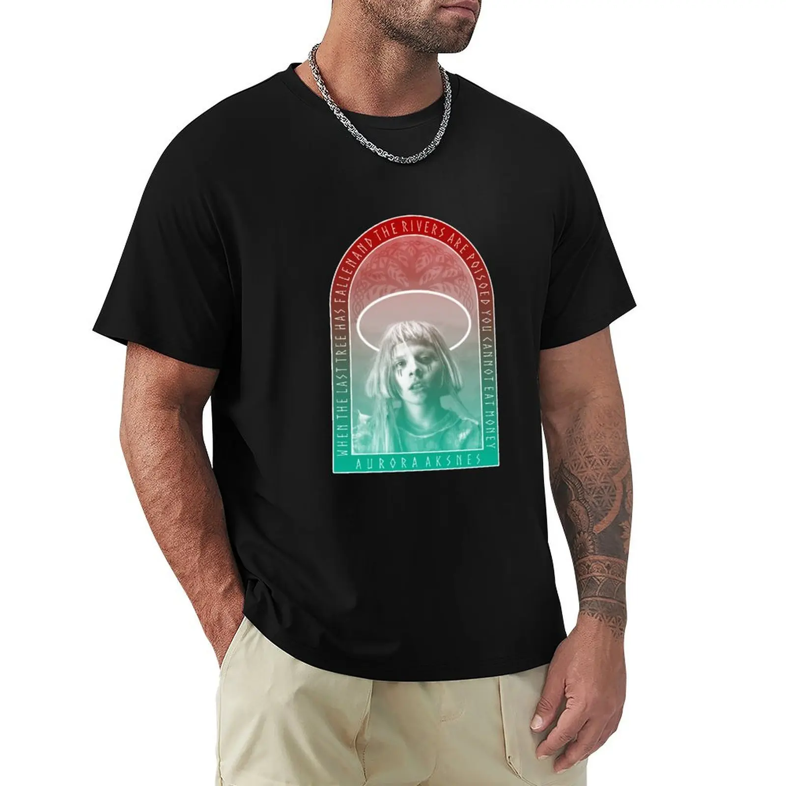 Aurora Aksnes - You Cannot Eat Money - Alternate Aesthetic Edition T-Shirt Novelty Graphic Tee Shirt