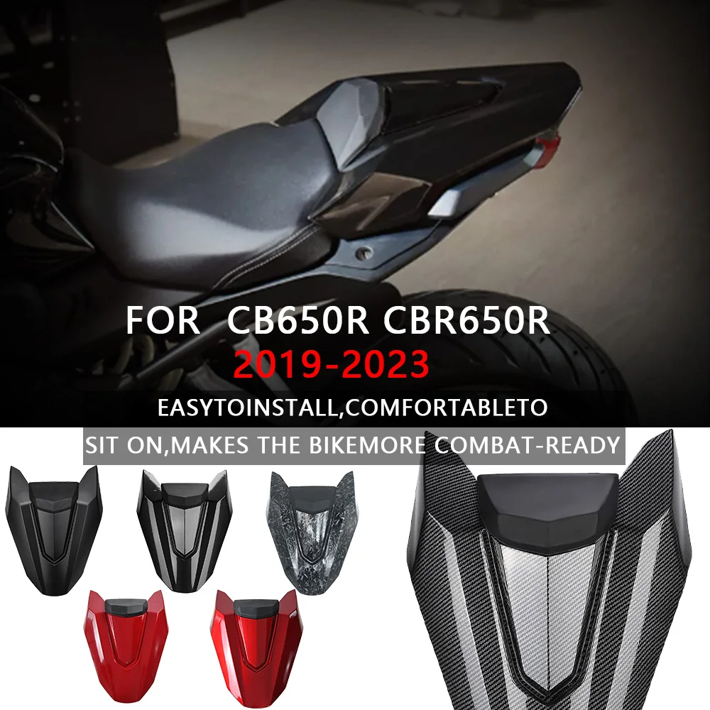 

Passenger Rear Seat Cover For HONDA CB650R/CBR650R 2018-2023 Motorcycle Cowl Seat Cowl Passenger Pillion Tail Seat