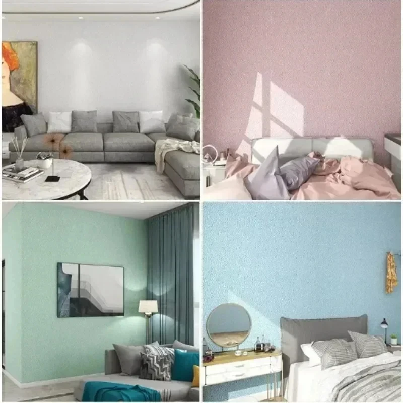 Self-adhesive Diatom Mud Wallpaper Thickened TV Background Linen wallpaper Bedroom Renovation Home Decor XPE Foam Wall Stickers view 6