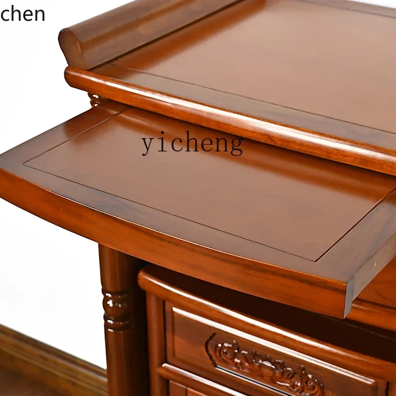 HXL solid wood Buddhist table for household use New Chinese-style Shentai cabinet incense case strip