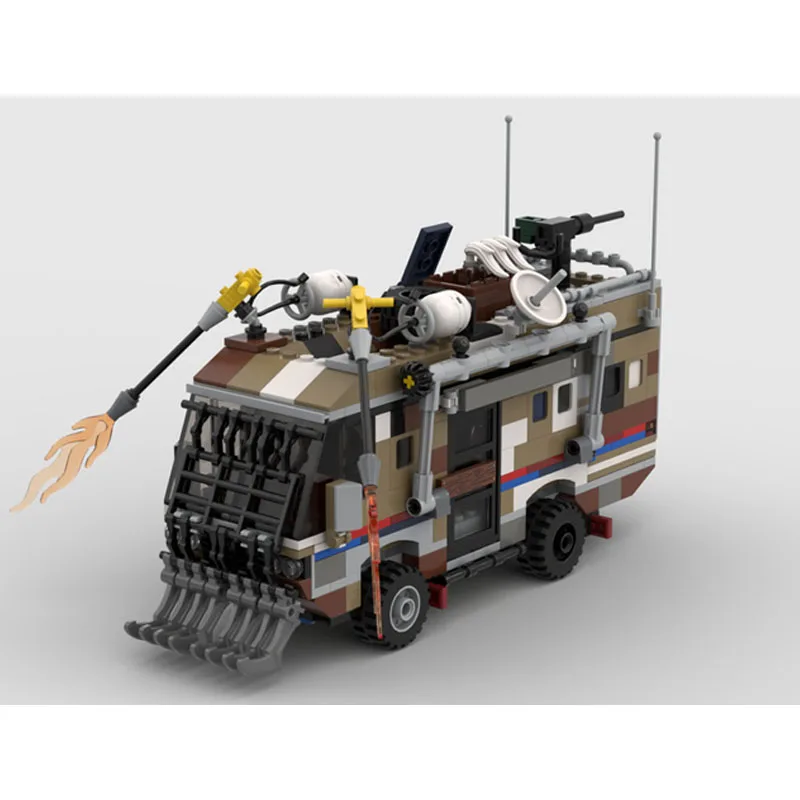 New Popular Set MOC-173433Desert Sports Multi-Functional Truck Building Blocks 636Parts Adult Birthday Custom Christmas Toy Gift