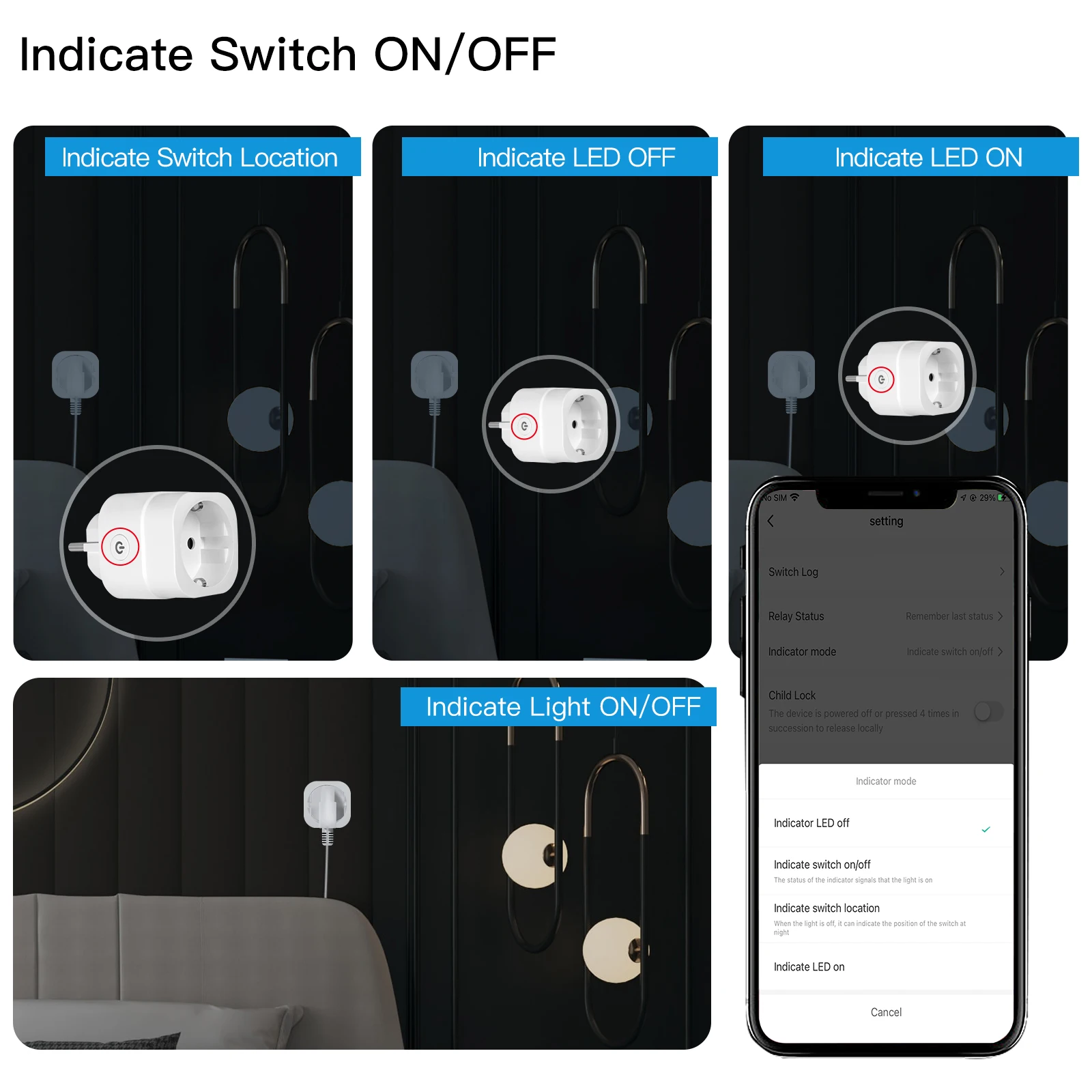 Moes ZigBee Tuya Socket Power Plug 16A Smart APP Wireless Socket Outlet Functional Energy Monitor Timer Alexa Google EU