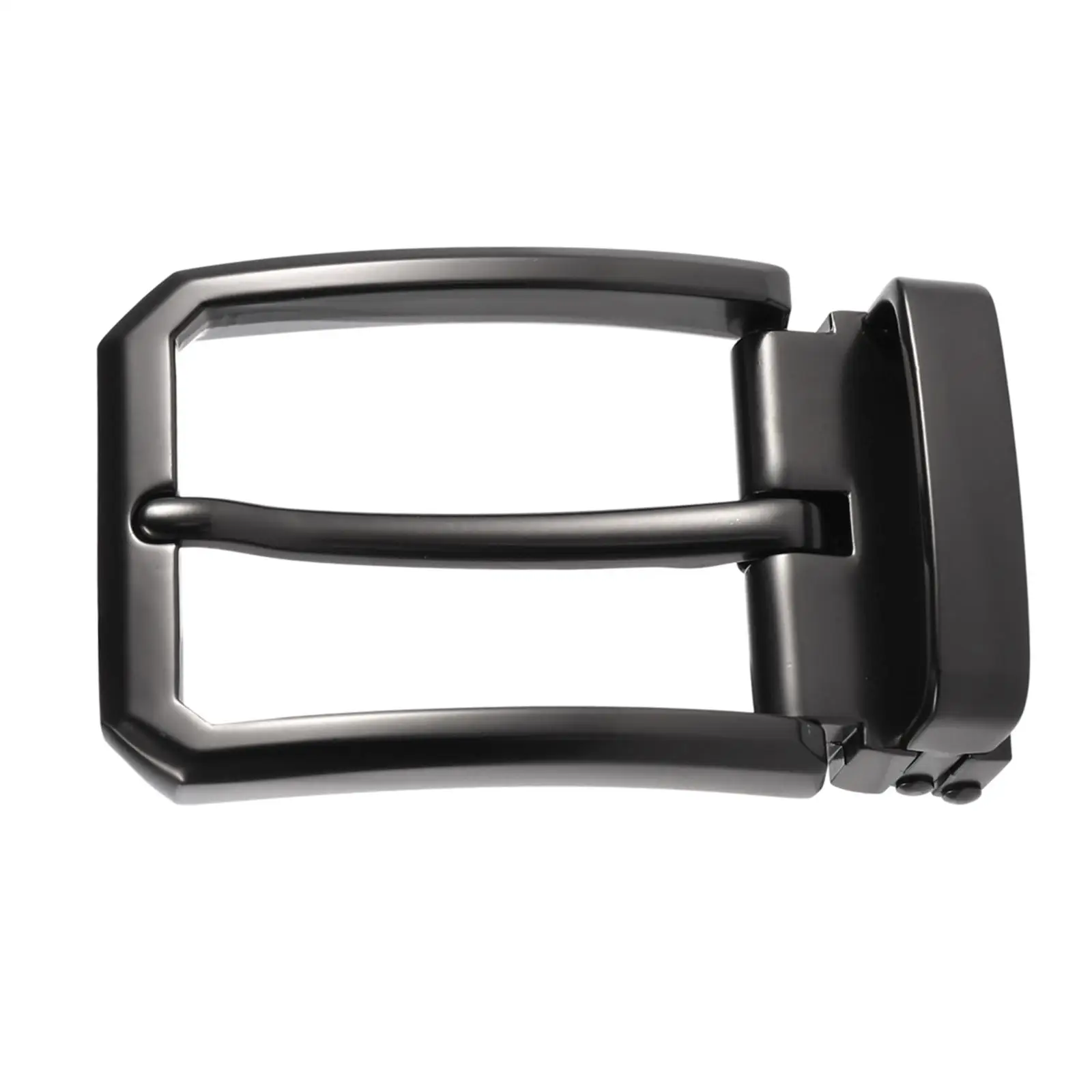 Rectangular Single Prong Belt Buckle Replacement 35mm Zinc Alloy Metal Antique Finish for Men Women DIY Leather Craft Strap